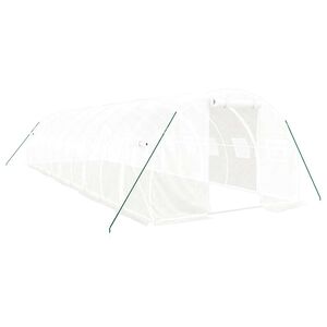 vidaXL feh&eacute;r ac&eacute;lv&aacute;zas melegh&aacute;z 30 m&sup2; 10x3x2 m