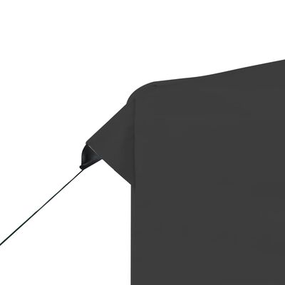 vidaXL antracitszürke összecsukható rendezvénysátor falakkal 3 x 3 m
