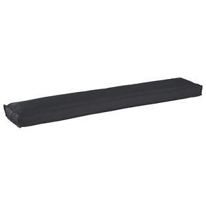 vidaXL Raklap P&aacute;rna Fekete 200 x 40 x 8 cm Oxford Sz&ouml;vet