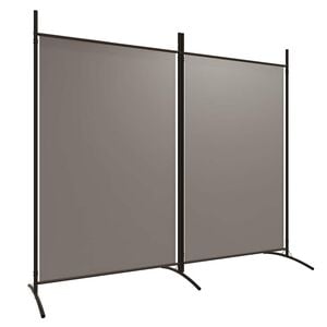 vidaXL 2 paneles antracitsz&uuml;rke sz&ouml;vet t&eacute;relv&aacute;laszt&oacute; 175x180 cm