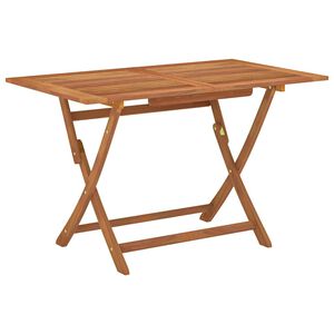 vidaXL t&ouml;m&ouml;r eukaliptuszfa &ouml;sszecsukhat&oacute; kerti asztal 120 x 70 x 75 cm