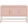 vidaXL rózsaszín acél TV-szekrény 100,5x39x60,5 cm