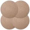 vidaXL Juta ter&iacute;tők 4 pcs Term&eacute;szetes &Oslash; 30 cm 100% Tossa juta
