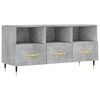 vidaXL betonsz&uuml;rke szerelt fa TV-szekr&eacute;ny 102 x 36 x 50 cm