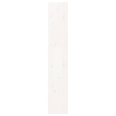 vidaXL fehér tömör fenyőfa könyvszekrény/térelválasztó 60x30x167,5 cm