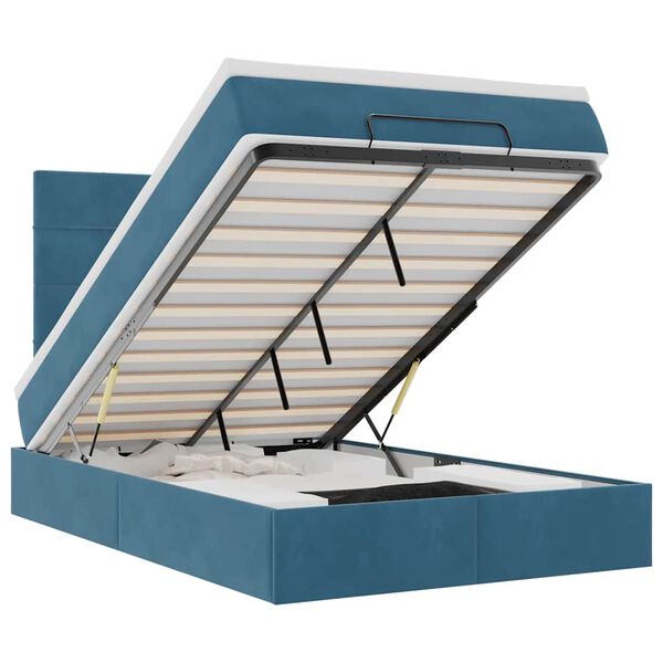 vidaXL Ottom&aacute;n &aacute;gykeret matracokkal s&ouml;t&eacute;tk&eacute;k 120x200cm b&aacute;rsony