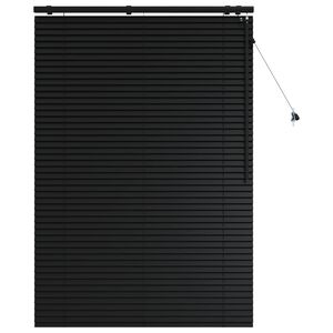 vidaXL Zsaluzia Fekete 110 x 160 cm 35 mm Massz&iacute;v Paulownia fa