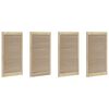 vidaXL Sz&eacute;fajt&oacute; 4 db Term&eacute;szetes 110 x 2,1 x 59,5 cm T&ouml;m&ouml;r Fenyőfa