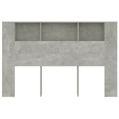 vidaXL betonszürke áthidaló szekrény 160 x 18,5 x 104,5 cm