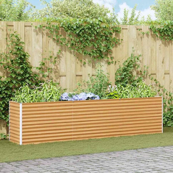 vidaXL Kerti magas&aacute;gy&aacute;s 290 x 50 x 68 cm Horganyzott ac&eacute;l