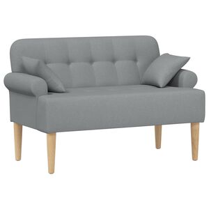 vidaXL Gombra tűz&ouml;tt loveseat Vil&aacute;gossz&uuml;rke 120 x 65 x 79 cm Sz&ouml;vet