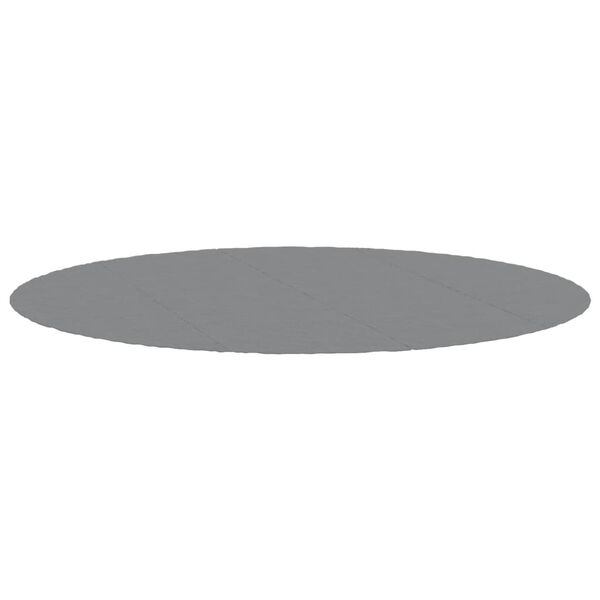 vidaXL világosszürke poliészter geotextília medencealátét Ø 500 cm