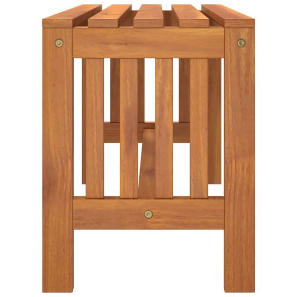 vidaXL t&ouml;m&ouml;r eukaliptuszfa kerti pad 80 cm