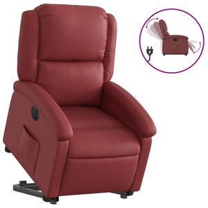 vidaXL elektromos bord&oacute; műbőr fel&aacute;ll&aacute;st seg&iacute;tő d&ouml;nthető fotel