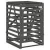 vidaXL sz&uuml;rke t&ouml;m&ouml;r fenyőfa szemeteskuka t&aacute;rol&oacute; 84x90x128,5 cm