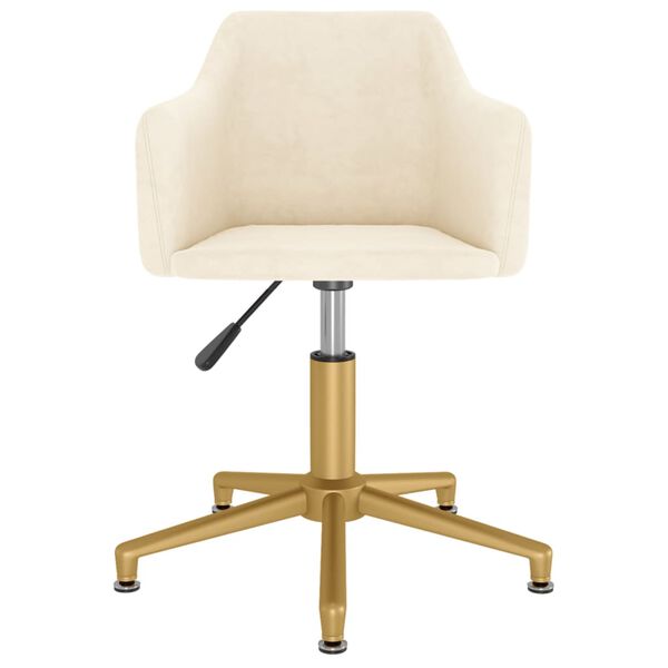 vidaXL 6 db kr&eacute;msz&iacute;nű b&aacute;rsony d&ouml;nthető &eacute;tkezősz&eacute;k