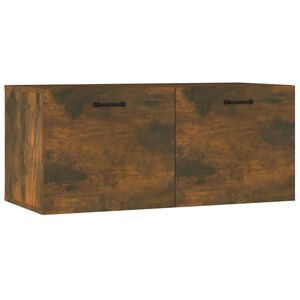vidaXL f&uuml;st&ouml;s t&ouml;lgy sz&iacute;nű szerelt fa faliszekr&eacute;ny 80 x 36,5 x 35 cm