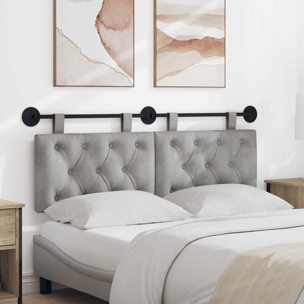 vidaXL Fali Fejt&aacute;mla Vil&aacute;gossz&uuml;rke 130 x 55 x 7 cm B&aacute;rsony