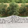 vidaXL 30 db &iacute;ves horganyzott vas gabion kos&aacute;r 200x50x40/60 cm