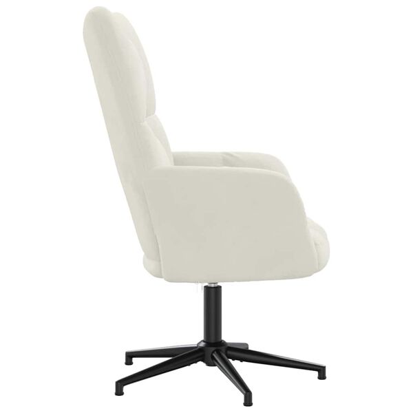 vidaXL kr&eacute;mfeh&eacute;r b&aacute;rsony pihenőfotel