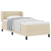 vidaXL Boxrug&oacute;s &aacute;gy fejt&aacute;ml&aacute;val Kr&eacute;m 100 x 200 cm sz&ouml;vet