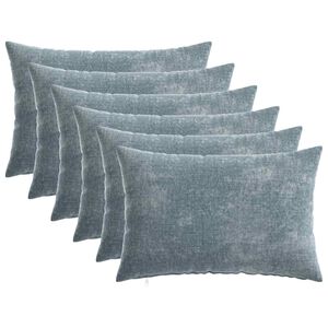 vidaXL P&aacute;rna huzat 6 db HEERLEN Vil&aacute;gosk&eacute;k 30 x 50 cm Chenille Sz&ouml;vet