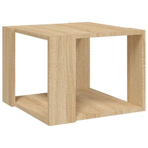 vidaXL sonoma t&ouml;lgy sz&iacute;nű szerelt fa doh&aacute;nyz&oacute;asztal 40 x 40 x 30 cm