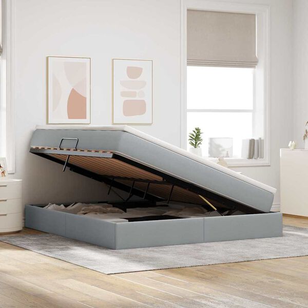 vidaXL &Aacute;gy t&aacute;rol&oacute;val &eacute;s matraccal matracmal Vil&aacute;gossz&uuml;rke 160 x 200 cm