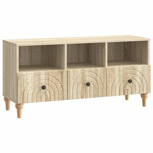 vidaXL TV szekr&eacute;ny 102 x 34,5 x 50 cm Sonoma t&ouml;lgy M&eacute;rn&ouml;ki fa
