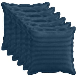 vidaXL P&aacute;rna huzat 6 db HOUTEN S&ouml;t&eacute;tk&eacute;k 30 x 30 cm cord