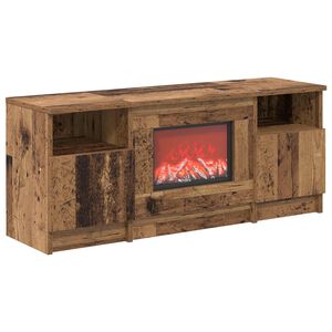 vidaXL Elektromos kandall&oacute; Antik Fa 98 x 28,5 x 40,5 cm Szerelt fa