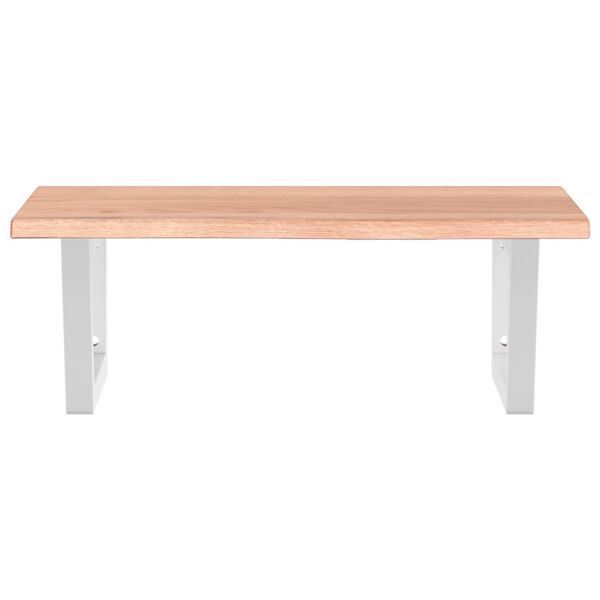 vidaXL ac&eacute;l &eacute;s t&ouml;m&ouml;r t&ouml;lgyfa falra szerelhető mosd&oacute;polc