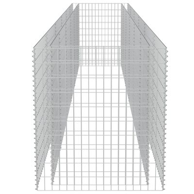 vidaXL horganyzott acél gabion magaságyás 540 x 90 x 100 cm