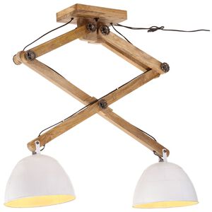 vidaXL feh&eacute;r mennyezeti l&aacute;mpa 25 W 29x18x85 cm E27