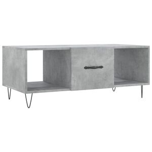 vidaXL betonsz&uuml;rke szerelt fa doh&aacute;nyz&oacute;asztal 102 x 50 x 40 cm