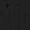 vidaXL fekete tömör fenyőfa ágyfejtámla 156 x 4 x 100 cm
