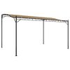 vidaXL t&oacute;psz&iacute;nű sz&ouml;vet &eacute;s ac&eacute;l pavilon 4 x 3 m 180 g/m&sup2;