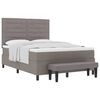 vidaXL Boxrug&oacute;s &aacute;gy fejt&aacute;ml&aacute;val T&oacute;psz&iacute;nű 140 x 190 cm sz&ouml;vet