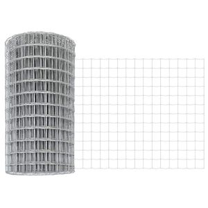 vidaXL Európai Kerítés Ezüst 0.8 x 10 m Meleg horganyzott vas