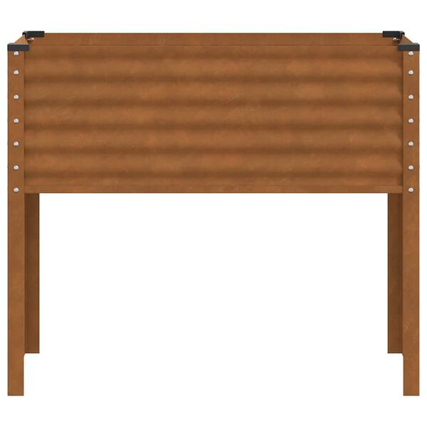 vidaXL kerti vir&aacute;gl&aacute;da 100 x 45 x 90 cm időj&aacute;r&aacute;s&aacute;ll&oacute; ac&eacute;lb&oacute;l