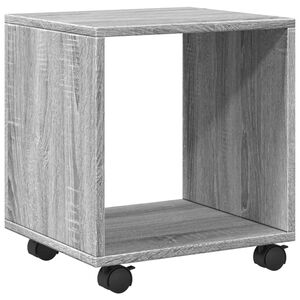 vidaXL sz&uuml;rke sonoma sz&iacute;nű szerelt fa g&ouml;rgős szekr&eacute;ny 37x33x42,5 cm