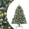 vidaXL Mű kar&aacute;csonyfa Z&ouml;ld 150 cm PVC &eacute;s Műanyag &eacute;s Ac&eacute;l
