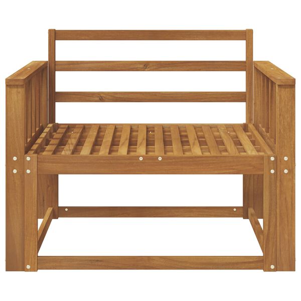 vidaXL K&uuml;lt&eacute;ri k&ouml;z&eacute;pső kanap&eacute; T&ouml;m&ouml;r Ak&aacute;cfa Term&eacute;szetes