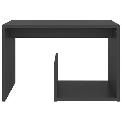 vidaXL szürke forgácslap kisasztal 59 x 36 x 38 cm