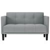 vidaXL vil&aacute;gossz&uuml;rke sz&ouml;vet loveseat kanap&eacute; 111 cm