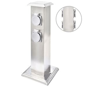 Rozsdamentes Ac&eacute;l Kerti Csatlakoz&oacute;