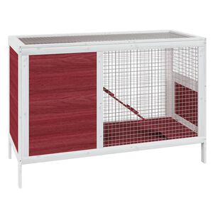 vidaXL k&aacute;v&eacute;barna t&ouml;m&ouml;r fenyőfa ny&uacute;lketrec 103 x 44 x 69,5 cm