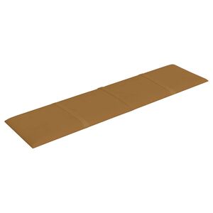 vidaXL Fali Fejt&aacute;mla 12 pcs Barna 60 x 15 cm B&aacute;rsony