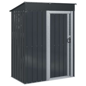 vidaXL Kertiszersz&aacute;mos h&aacute;zak Antracit 137 x 81 x 180 cm F&eacute;m