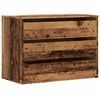 vidaXL antik fa sz&iacute;nű szerelt fa fi&oacute;kos sarokszekr&eacute;ny 80 x 41 x 58 cm